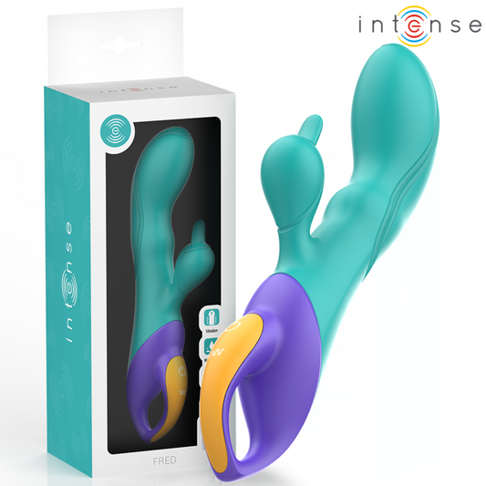 Vibromasseur rabbit bleu FRED Intense
