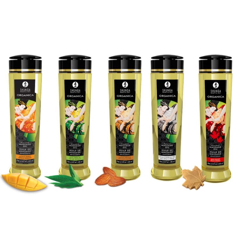 Huile Massage Bio Mango Shunga - 240 ml