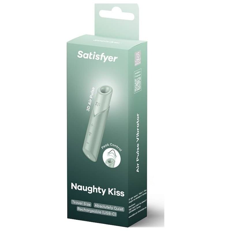 Satisfyer Naughty Kiss Wave Aigue-Marine