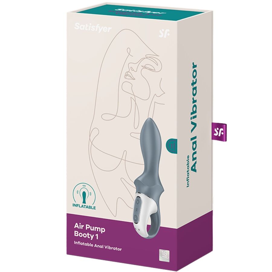 Vibromasseur anal gonflable Air Pump Booty 1 de Satisfyer