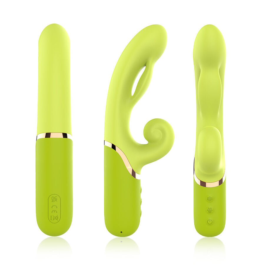 Vibromasseur gonflable point A vert intense