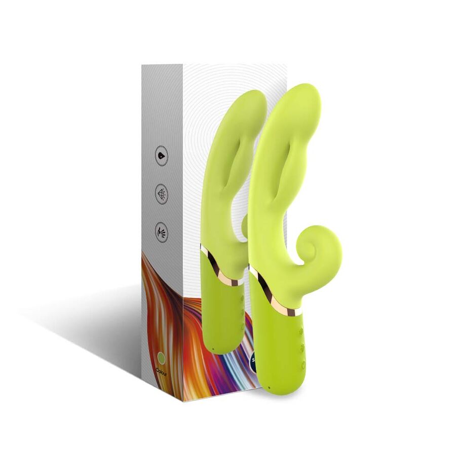 Vibromasseur gonflable point A vert intense