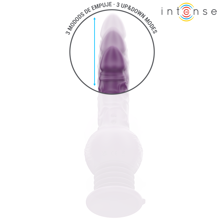 Vibromasseur Tatum Double Stimulation 24 cm