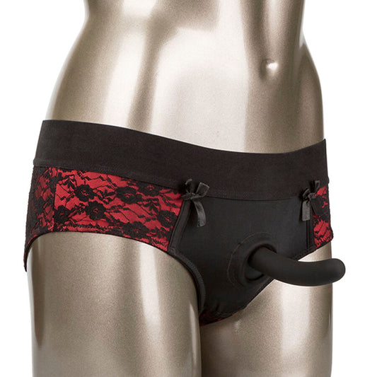 Ensemble culotte Scandal sans entrejambe avec gode de CalExotics