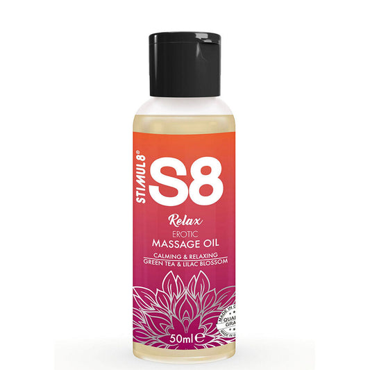Huile de massage érotique thé vert