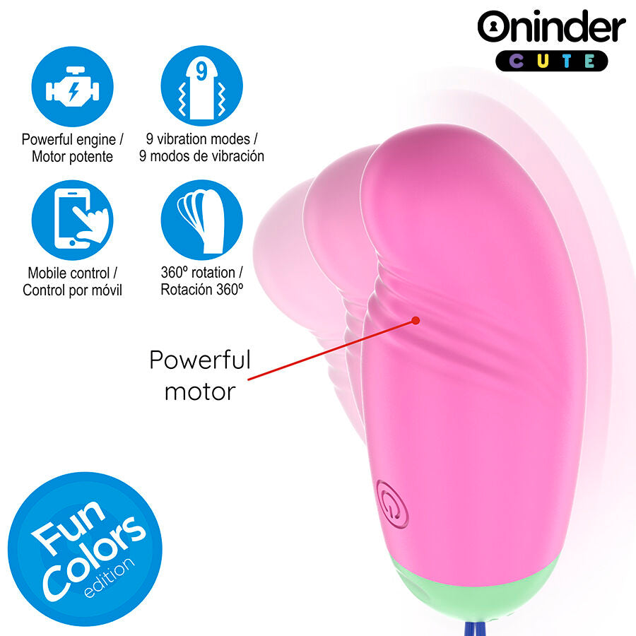 Œuf Vibrant Rotatif 360° – Plaisir Discret & Connecté