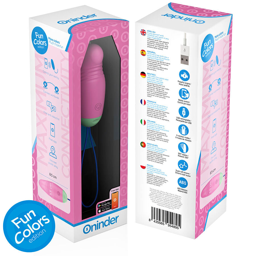 Œuf Vibrant Rotatif 360° – Plaisir Discret & Connecté