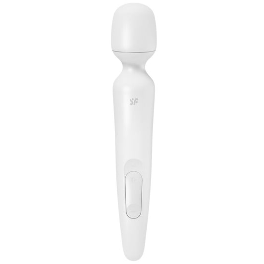 Satisfyer Wand Erland Blanc – Masseur vibrant 50 modes