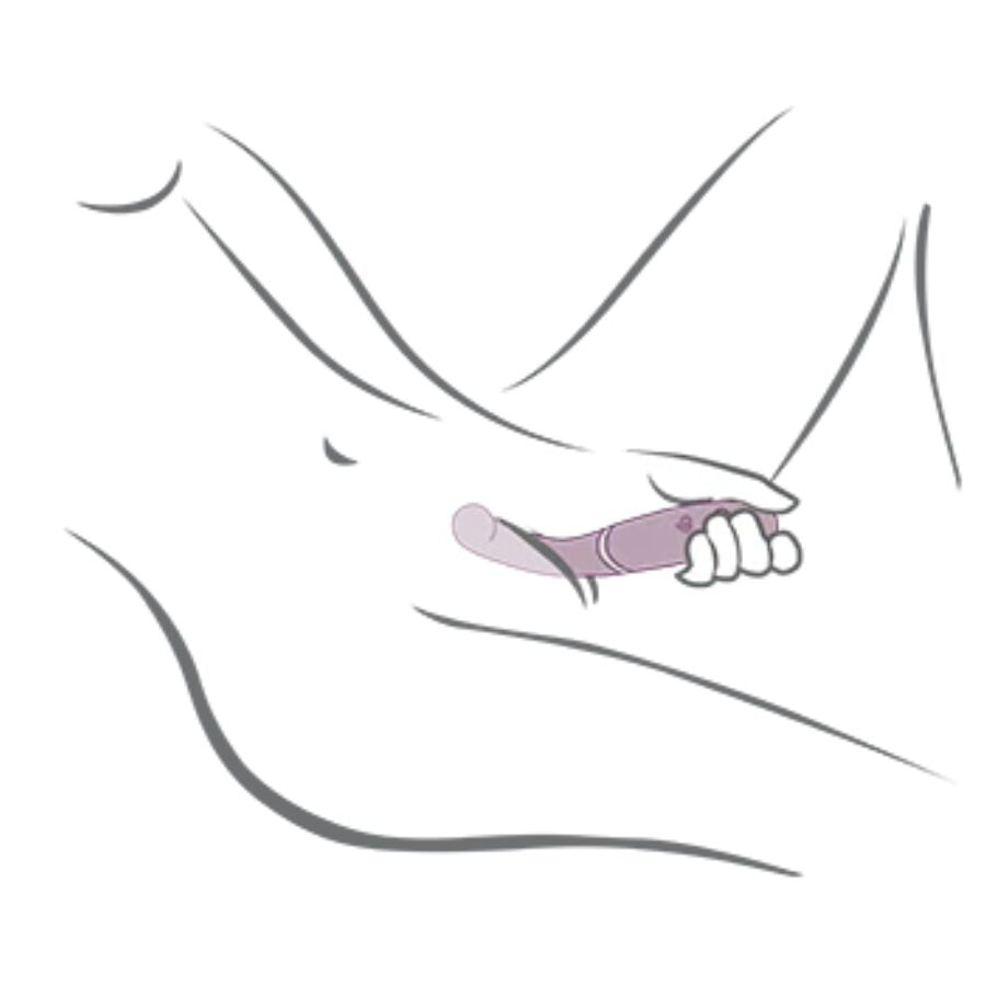 Vibromasseur double Gemini violet