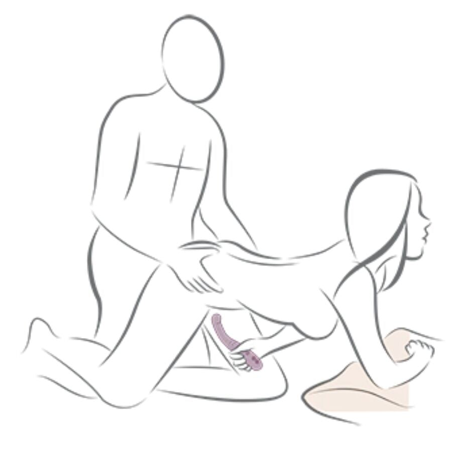 Vibromasseur double Gemini violet