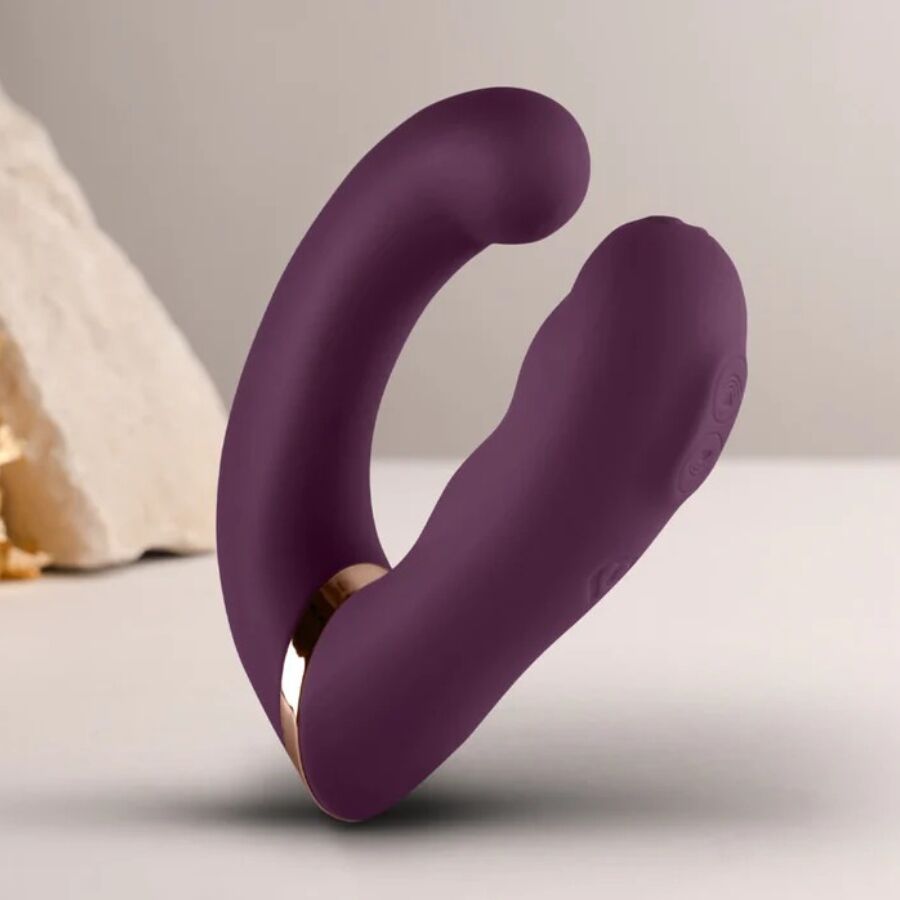 Vibromasseur double Gemini violet