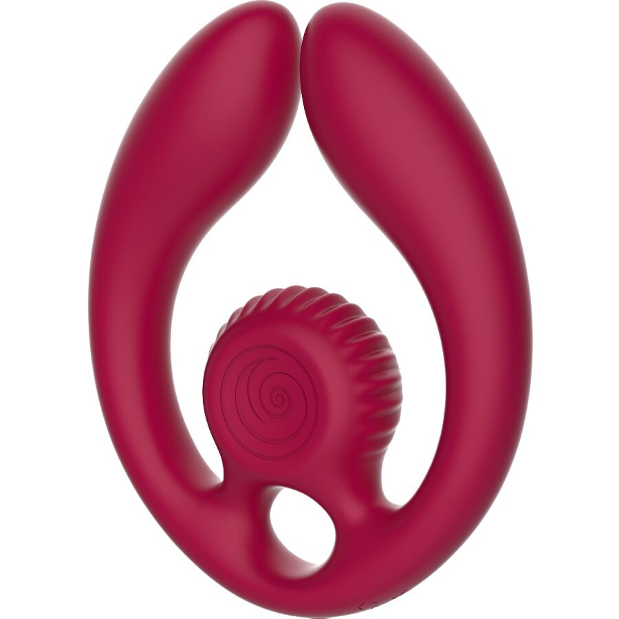 Stimulateur couple Gizi Duo Snail Vibe bourgoigne