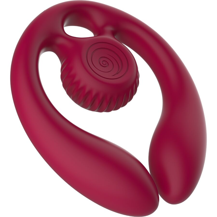 Stimulateur couple Gizi Duo Snail Vibe bourgoigne