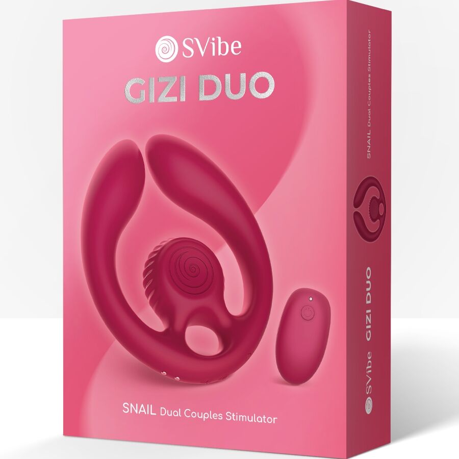 Stimulateur couple Gizi Duo Snail Vibe bourgoigne