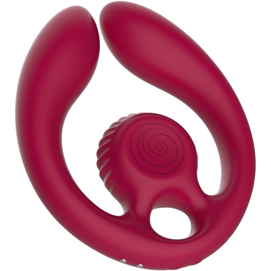 Stimulateur couple Gizi Duo Snail Vibe bourgoigne