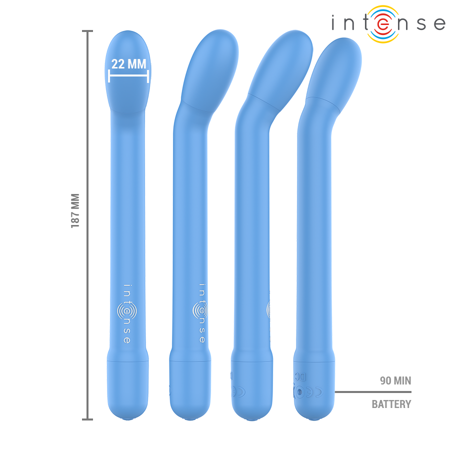 Stimulateur Point G Bleu – Plaisir Intense Rechargeable