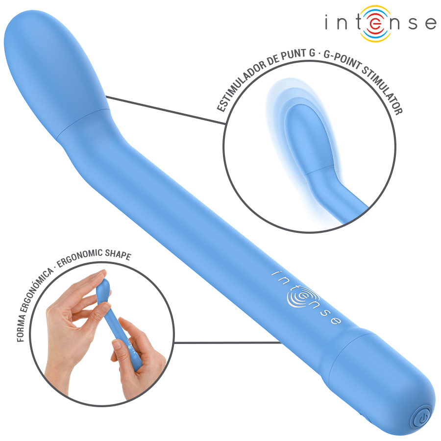 Stimulateur Point G Bleu – Plaisir Intense Rechargeable