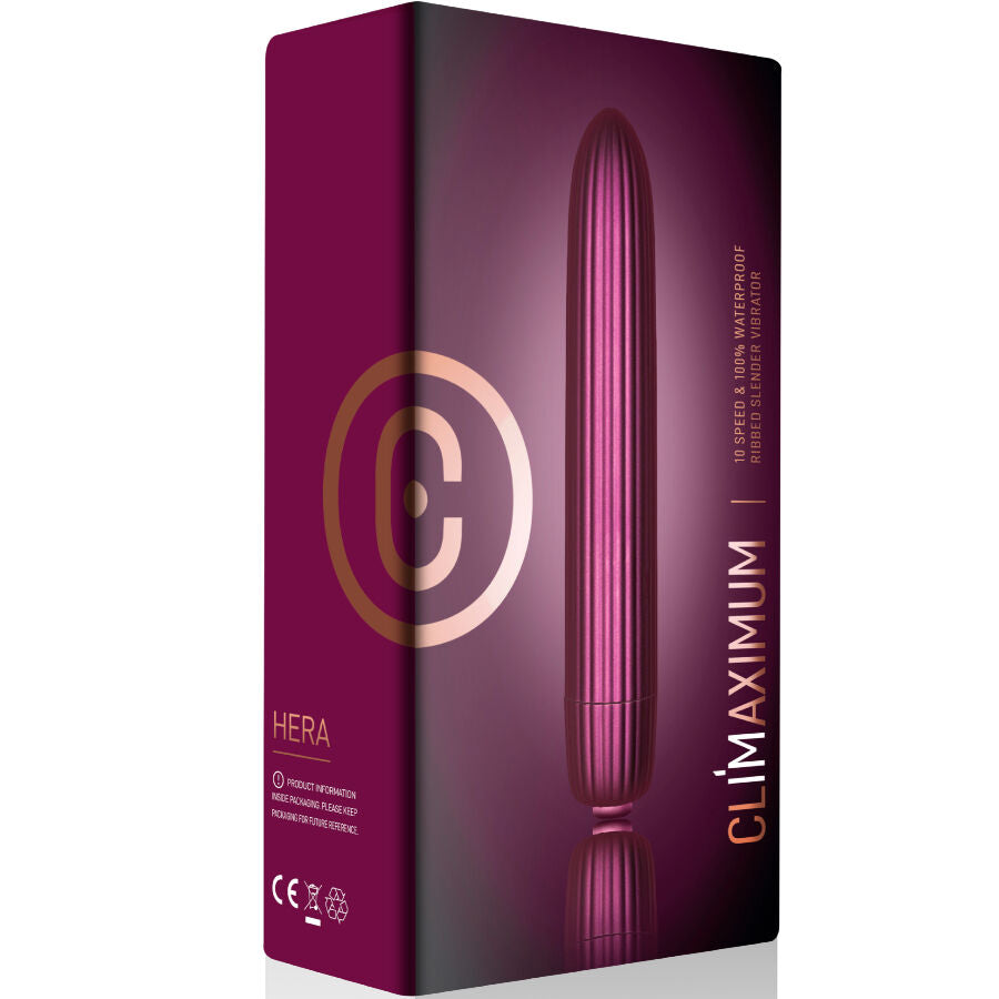 Hera – Vibromasseur texturé 10 vitesses discret