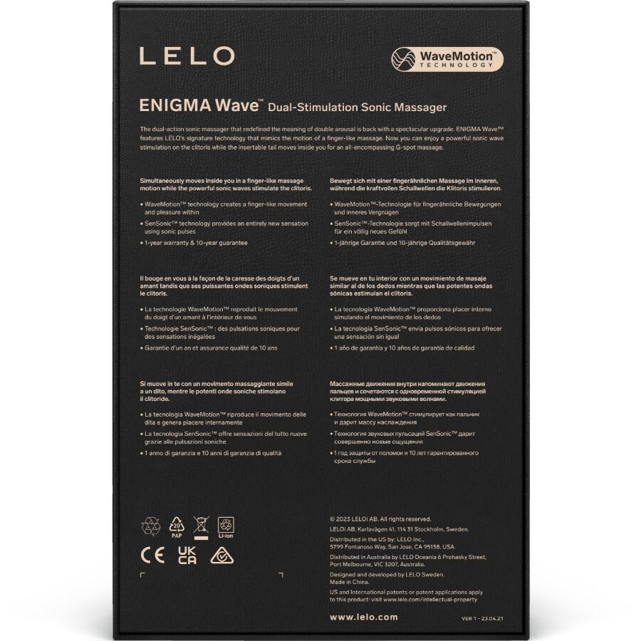 Enigma Wave Cyber Purple – Triple vibromasseur sonique