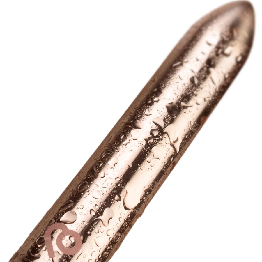 Vibromasseur rose doré Rocks-Off rechargeable