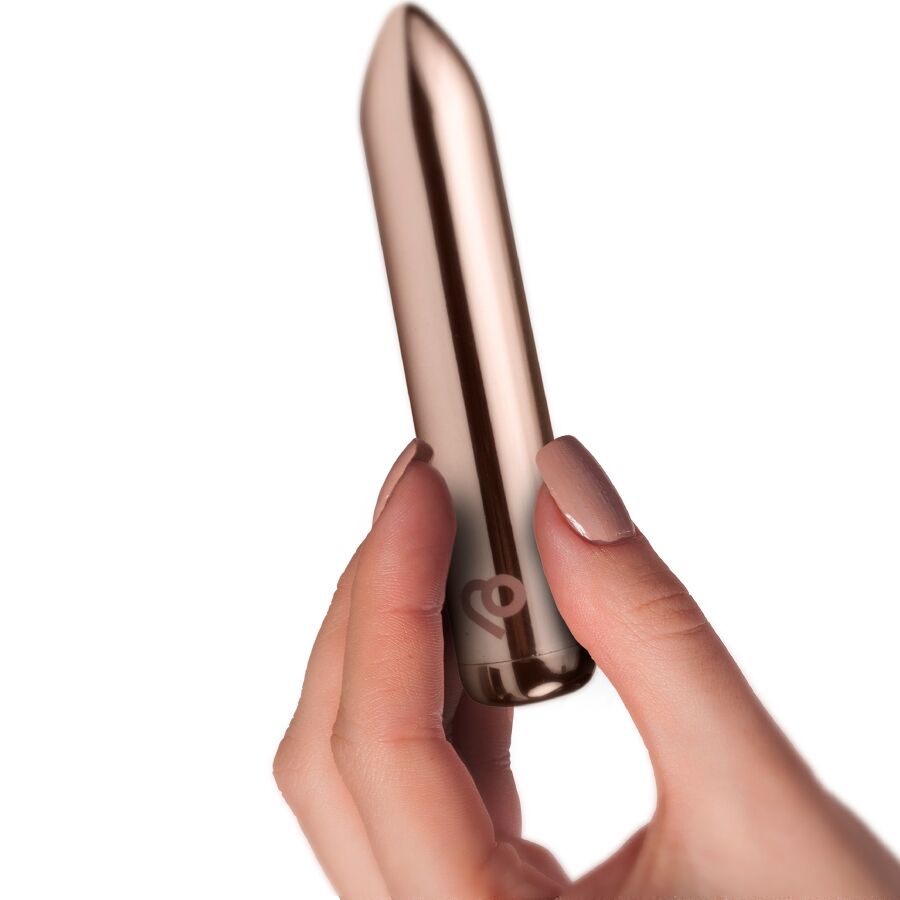 Vibromasseur rose doré Rocks-Off rechargeable