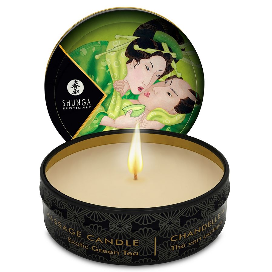Bougie de Massage Shunga Thé Vert 30 ml