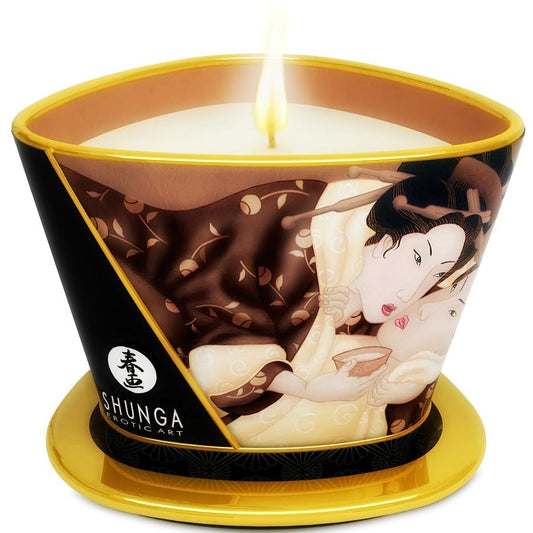 Bougie de Massage Shunga au Chocolat 170 ml