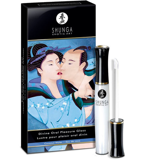 Brillant Lèvres Eau Coco Shunga - Plaisir Oral