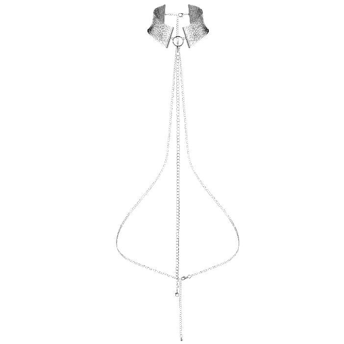 Collier Métallisé Argent Désir Métallique