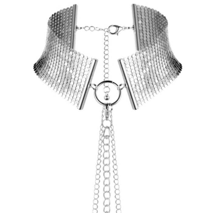Collier Métallisé Argent Désir Métallique