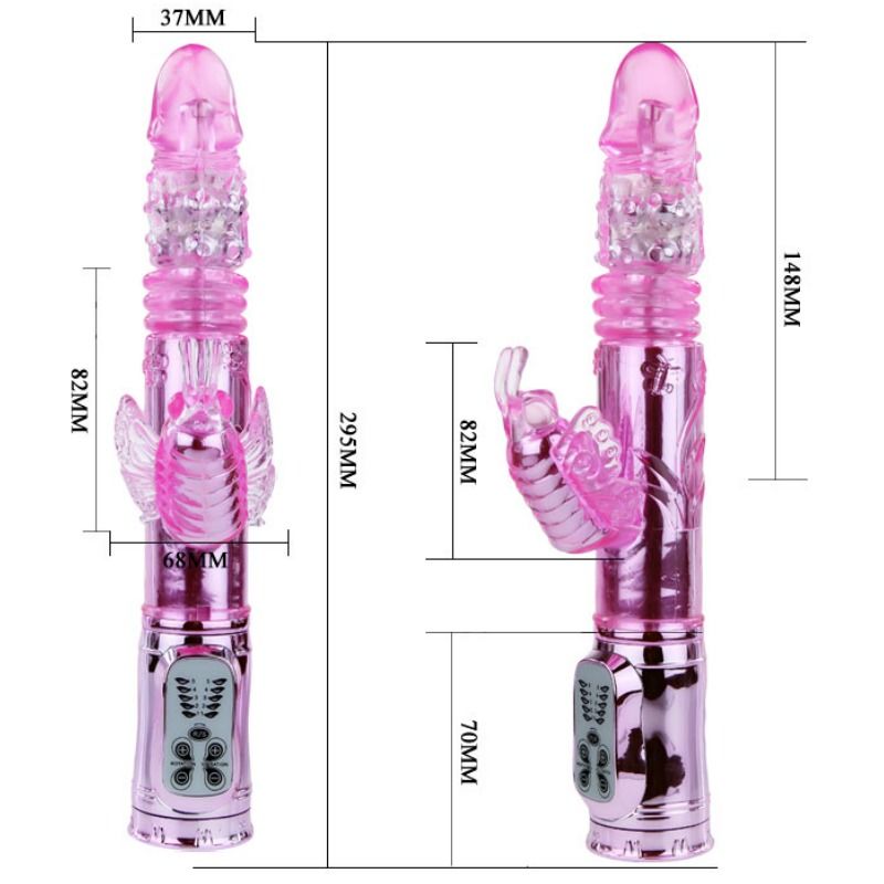 Vibromasseur Papillon Rotatif Throbbing Butterfly Baile