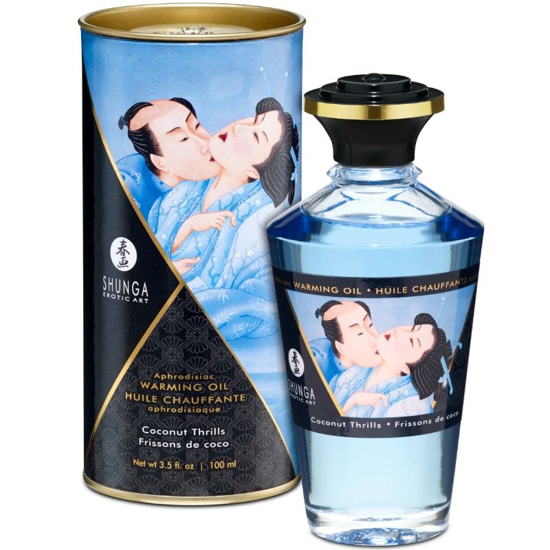 Huile Massage Chaleur Coco Shunga - 100 ml