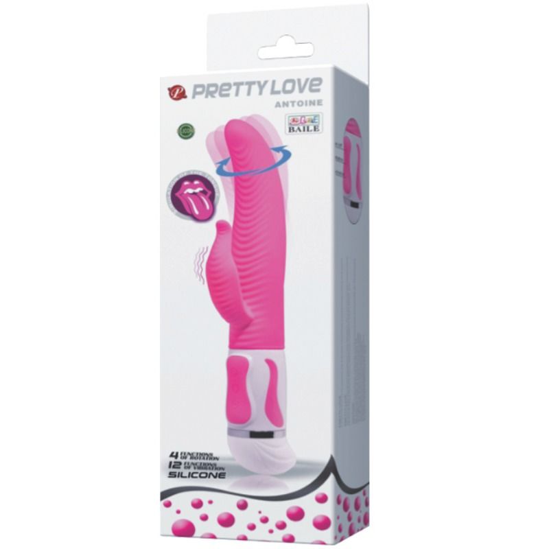 Vibromasseur Rotation Antoine Pretty Love - Plaisir Intense