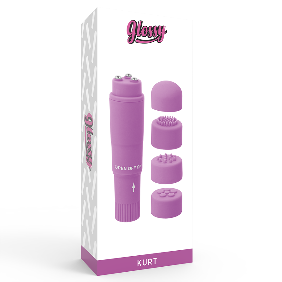 Masseur de Poche Violet Glossy - Stimulateur Portable