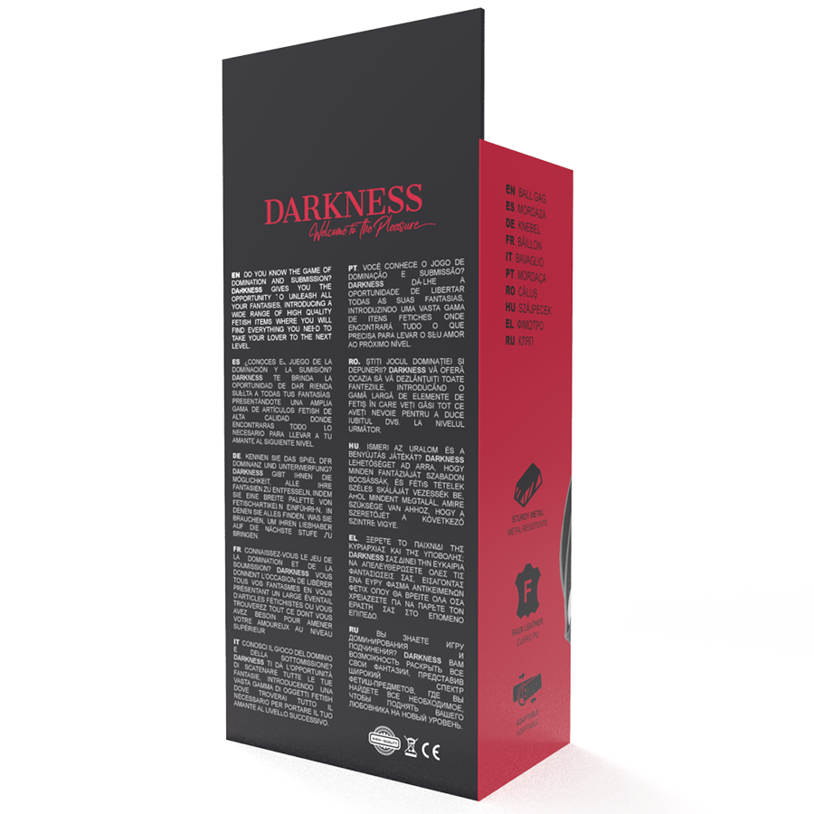 Darkness - Bâillon Boule Noire