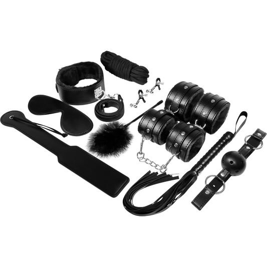 Kit BDSM Série Noire Experience - Plaisir Intensif