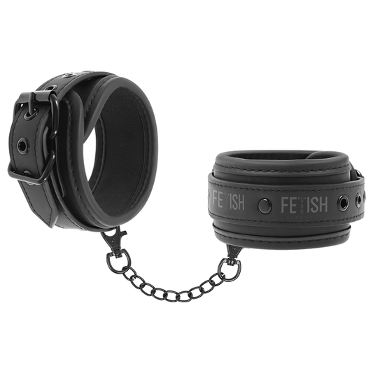 Menottes en Cuir Végétalien Fetish Submissive