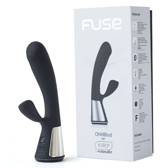 Masseur Fuse Dual Stimulation Kiiroo OhMiBod Noir