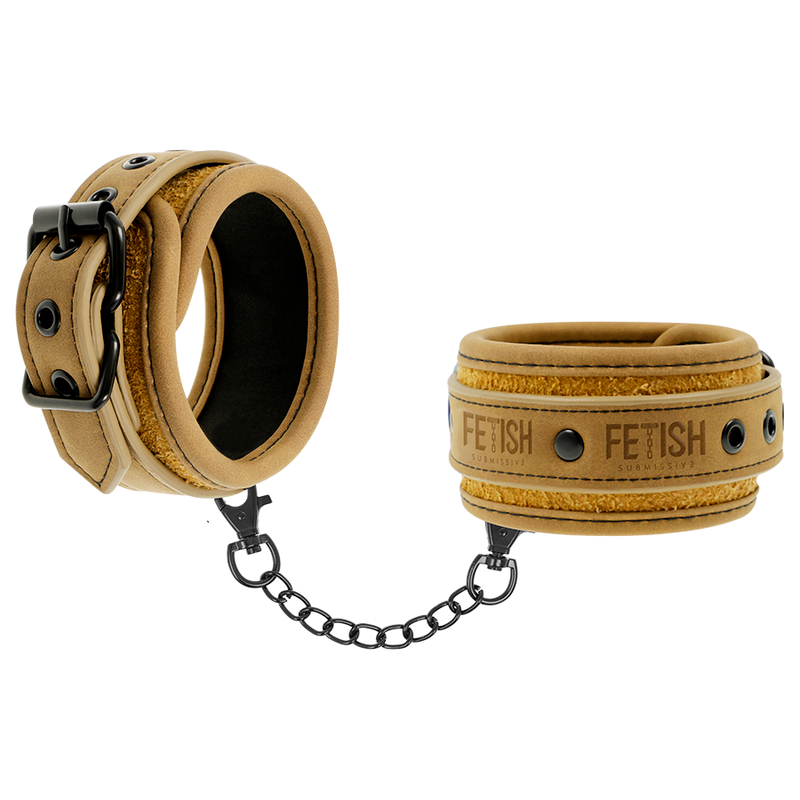Menottes en cuir végan Fetish Submissive